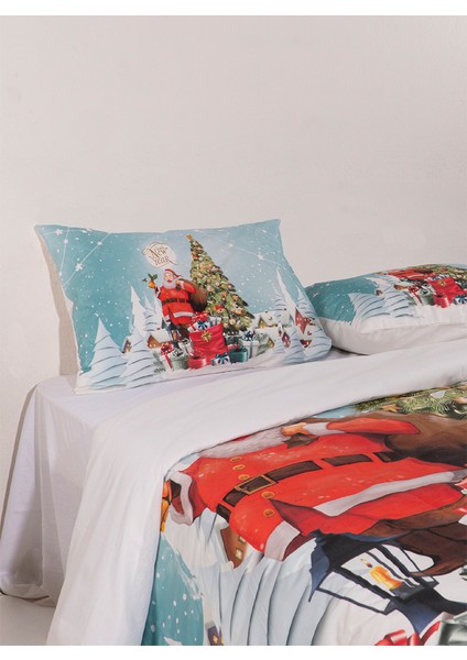Santa Tek Kişilik Nevresim Seti