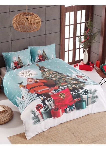 Santa Tek Kişilik Nevresim Seti