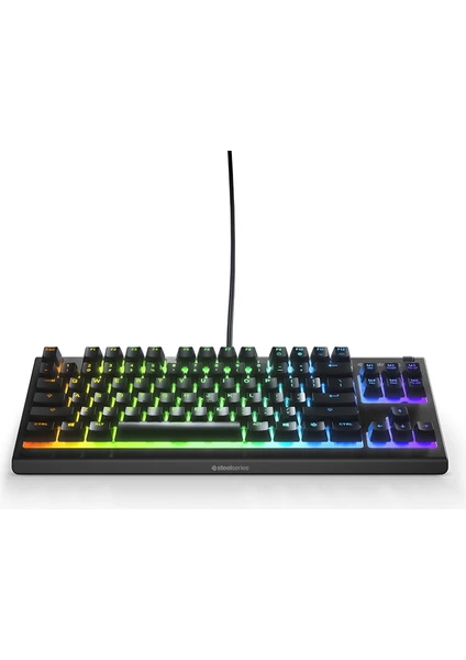 Steelseries Apex 3 TKL Gaming Klavye - Sessiz Switch - Ip32 Sıvı Dayanıklılık - US Layout