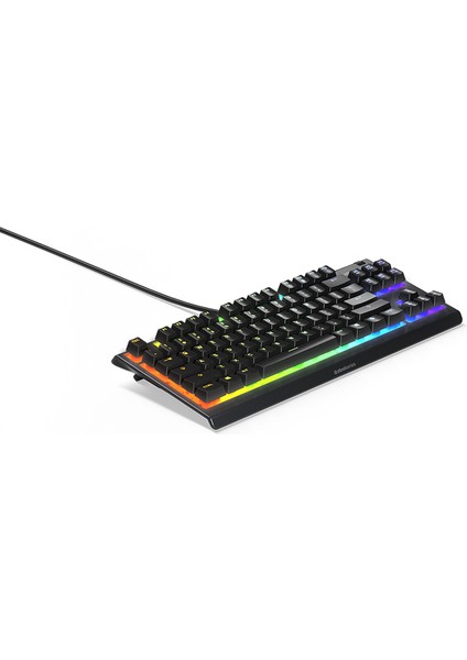 Steelseries Apex 3 TKL Gaming Klavye - Sessiz Switch - Ip32 Sıvı Dayanıklılık - US Layout