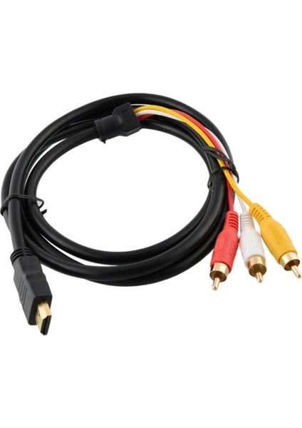 3 Rca Av Ses Video Kablosu Kablosu Adaptörü Tv Hdtv (Yurt Dışından)