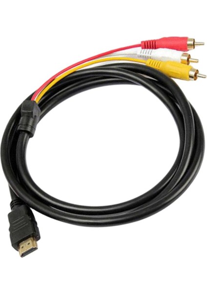 3 Rca Av Ses Video Kablosu Kablosu Adaptörü Tv Hdtv (Yurt Dışından) fırsatları