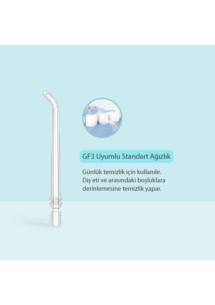 GF3 Ağız Duşu Başlığı 2'li (Periodontal)