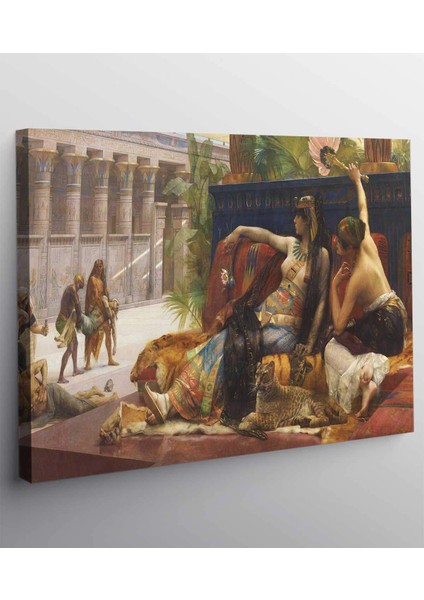 Alexandre Cabanel Kleopatra Kanvas Tablo