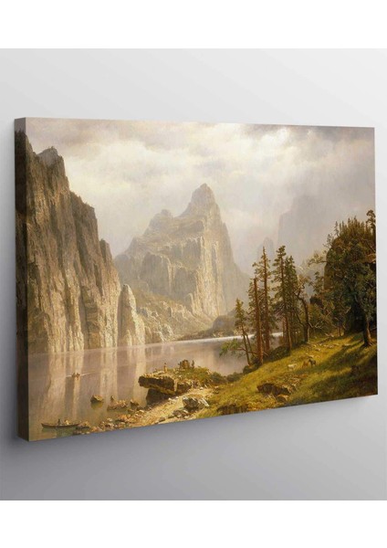 Albert Bierstadt Merced Nehri Yosemite Kanvas Tablo