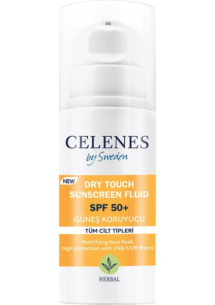 Celenes Dry Touch Güneş Koruyucu Fluid Spf 50+ 50 Ml Makyaj Seti