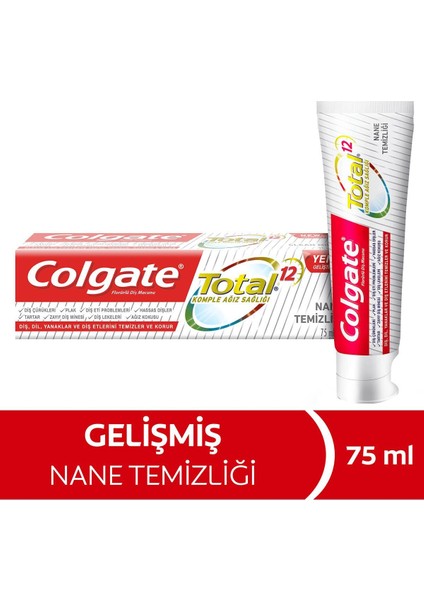 Total Nane Temizliği Diş Macunu 75 ml Diş Macunu