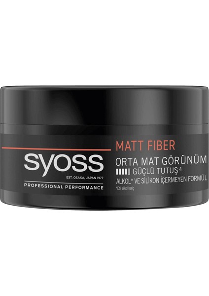 Matt Fiber Wax 100 ml Saç Şekillendirici Krem ve Wax