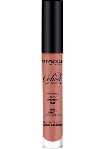 Deborah Milano Fluid Velvet Matte Likit Ruj No: 1 Antique Rose Ruj fiyatları