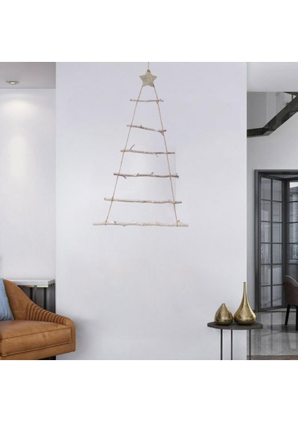 Merdiven Noel Ağacı Duvar Asılı Diy Şık Tatil Iyilik Dekor Dalı Için (Yurt Dışından)