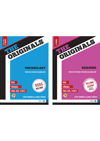 Vizetek Yayıncılık The Orıgınals 2 In 1: Vocabulary + Readıng - Eyüp Gündüz & Aykut Güven