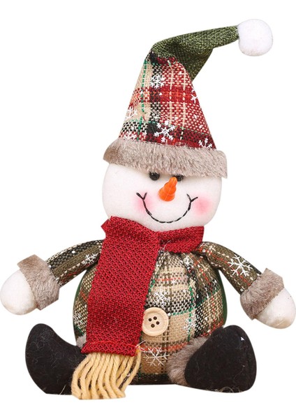Noel Peluş Oyuncak Süsler Santa Ren Geyiği Peluş Bebekler Için Windows Kardan Adam (Yurt Dışından) fiyatları