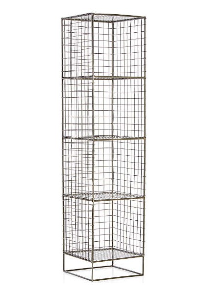 Grid Graphite 4 Gözlü Kitaplık Metal Kafes Dekoratif Tel Vitrin/konsol ( Siyah ) fiyatları