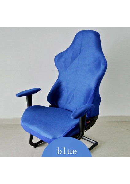 Ofis Bilgisayar Elastik Döner Koltuk Oyun Sandalyesi Slipcover Mavi (Yurt Dışından) modelleri