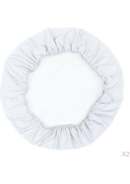 2 Adet Mutfak Sandalye Koltuk Kapağı Çıkarılabilir Streç Masası Taburesi Slipcover Beyaz 2 Adet, Beyaz (Yurt Dışından)