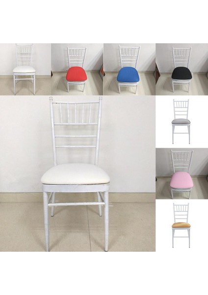 2 Adet Mutfak Sandalye Koltuk Kapağı Çıkarılabilir Streç Masası Taburesi Slipcover Beyaz 2 Adet, Beyaz (Yurt Dışından)