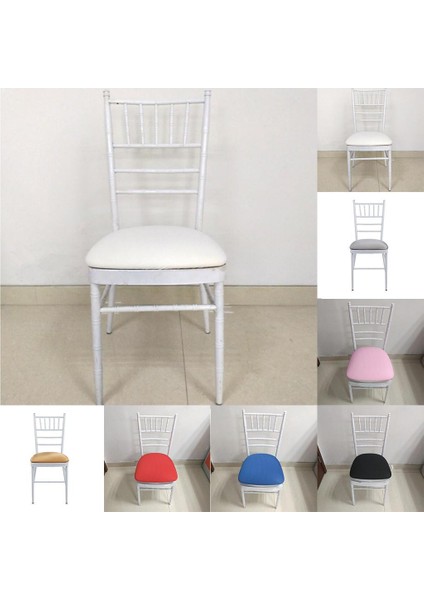 2 Adet Mutfak Sandalye Koltuk Kapağı Çıkarılabilir Streç Masası Taburesi Slipcover Beyaz 2 Adet, Beyaz (Yurt Dışından)