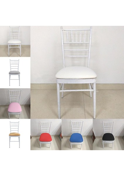 2 Adet Mutfak Sandalye Koltuk Kapağı Çıkarılabilir Streç Masası Taburesi Slipcover Beyaz 2 Adet, Beyaz (Yurt Dışından)