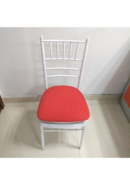 2 Adet Kare Yuvarlak Streç Yemek Düğün Sandalye Koltuk Kapak 35-50 cm Kırmızı 2 Adet, Kırmızı (Yurt Dışından)
