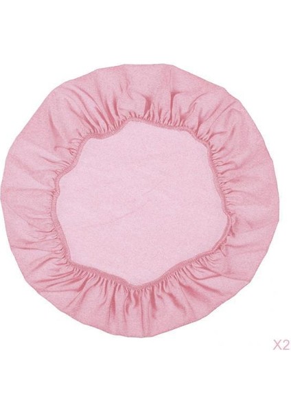 2 Adet Çıkarılabilir Streç Yemek Sandalye Koltuk Kapağı Düğün Mekan Dekor Pembe 2 Adet, Pembe (Yurt Dışından)