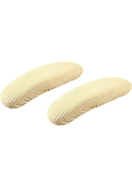 Elastik Sandalye Kolçak Kapakları Ofis Koltuğu Dirsek Kol Dinlenme Koruyucu Gri Kapakları (Yurt Dışından)