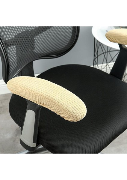 Elastik Sandalye Kolçak Kapakları Ofis Koltuğu Dirsek Kol Dinlenme Koruyucu Gri Kapakları (Yurt Dışından) fırsatları