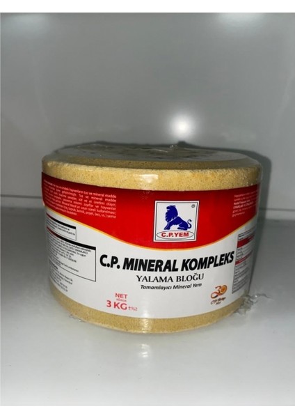 Cp Yalama Taşı 3 kg ( Büyükbaş Besi Hayvanları Için )