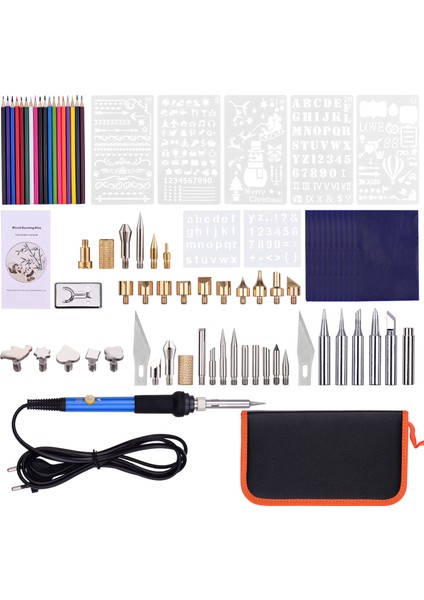 79 Adet Ahşap Yakma Aracı Kiti Profesyonel Pyrography (Yurt Dışından) fiyatları