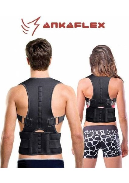 Erkek Bel Kemeri Manyetik Spor Korse Korsesi Manyetik Bel Omuz Sırt Desteği Korse