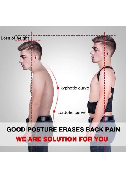 Erkek Bel Kemeri Manyetik Spor Korse Korsesi Manyetik Bel Omuz Sırt Desteği Korse fırsatları
