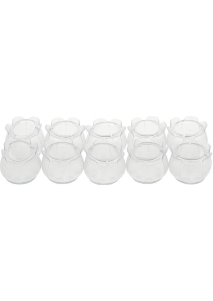 10 x Yuvarlak Silikon Sandalye Bacak Zemin Koruyucu Mutfak Ev Bar Taburesi 22-28MM Yuvarlak Bacak 22-28MM (Yurt Dışından)