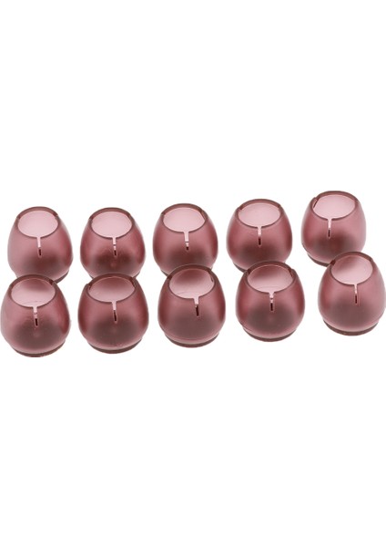 10 Adet Silikon Masa Ayakları Kapak Kapakları Mobilya Ayak Kupaları Fit 1.0-1.1 " (Yurt Dışından)