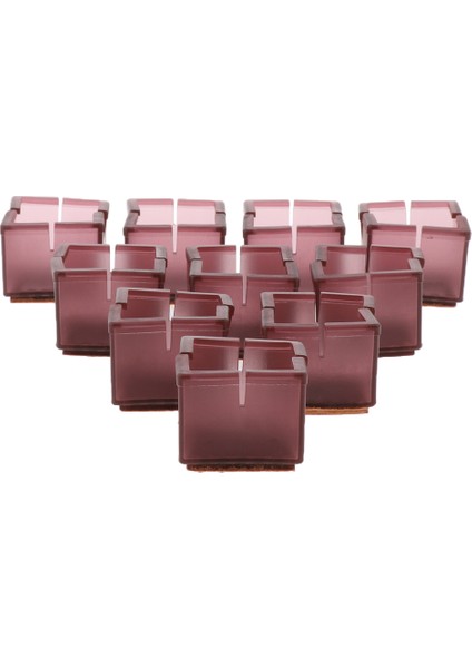 10 Adet Silikon Masa Ayakları Kapak Kapak Mobilya Ayak Kupaları Fit 1.5-1.7 " (Yurt Dışından)