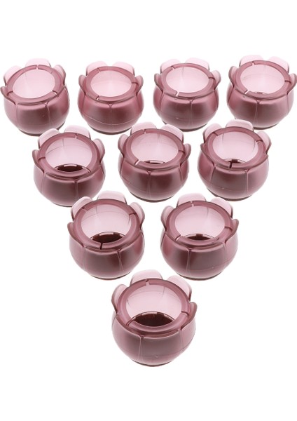 10 Adet Silikon Masa Ayakları Kapak Kapakları Mobilya Ayak Kupaları Fit 1.6-1.8 " (Yurt Dışından)