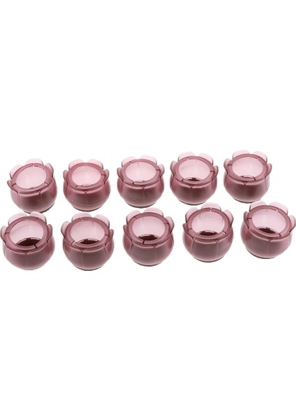 10 Adet Silikon Masa Ayakları Kapak Kapakları Mobilya Ayak Kupaları Fit 1.6-1.8 " (Yurt Dışından)