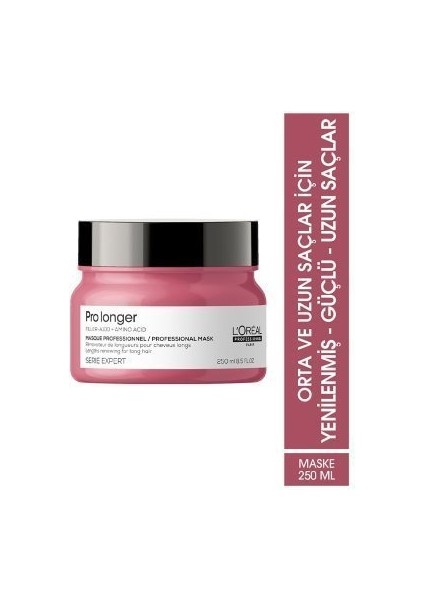 L'Oréal Paris Loreal Paris Gülay Saç Merkezi - Pro Longer Saç Boylarının Görünümünü Yenileyici Maske 250 ml