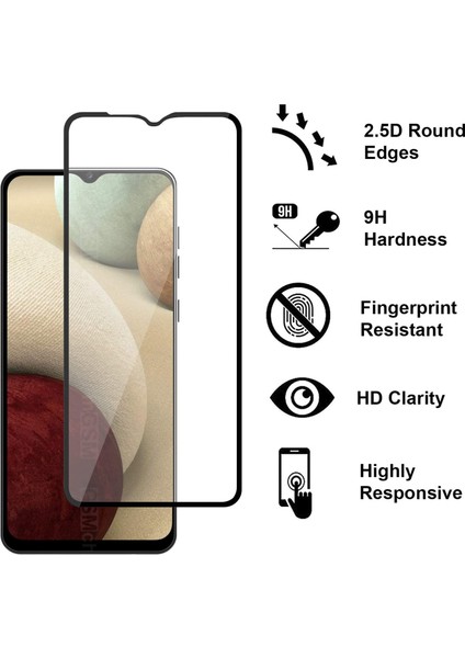 Samsung Galaxy A12 Tam Kaplayan Fiber Nano Ekran Koruyucu Cam fiyatları