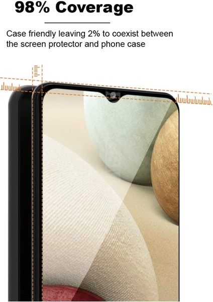Samsung Galaxy A12 Tam Kaplayan Fiber Nano Ekran Koruyucu Cam modelleri