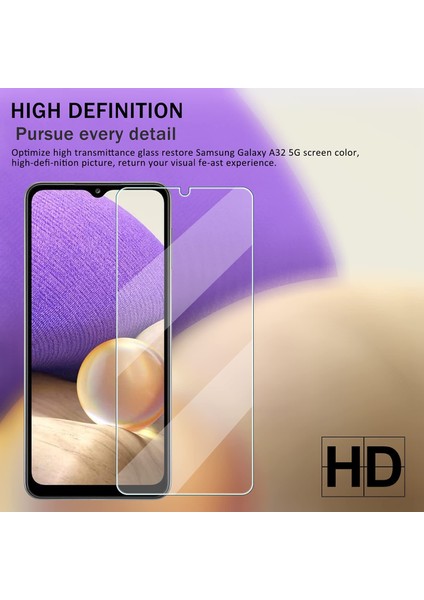 Samsung Galaxy M32 Tamperli Kırılmaz Cam Ekran Koruyucu