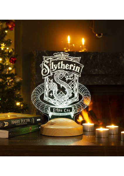 Kişiye Özel Harry Potter Hediyesi Ravenclaw Hogwarts, Ravenclaw Hediyesi 3D LED Lamba