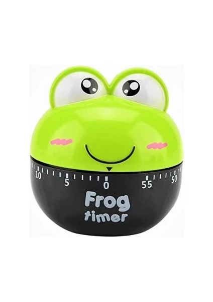 La Vie Design Mekanik Frog Timer 60 Dakika Sevimli Zamanlayıcı