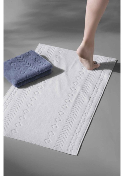 Oscuro Bathmat Sky 100% Pamuk 50X75 Ayak Havlusu