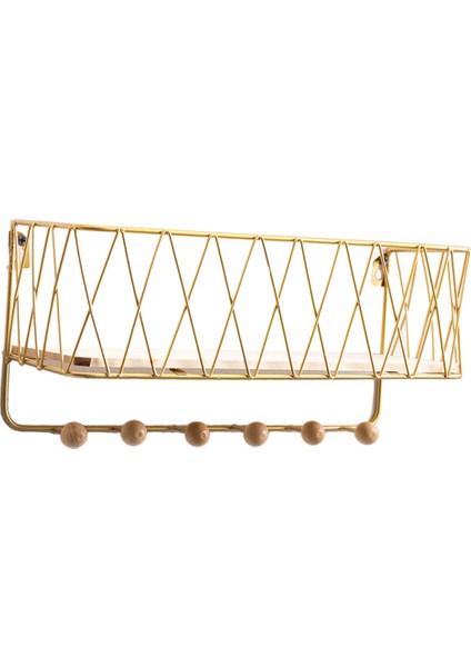 F Fityle Duvar Asılı Anahtar Tutucu Posta Raf Ceket Posta Organizatör Sepeti Altın Büyük (Yurt Dışından) indirimleri