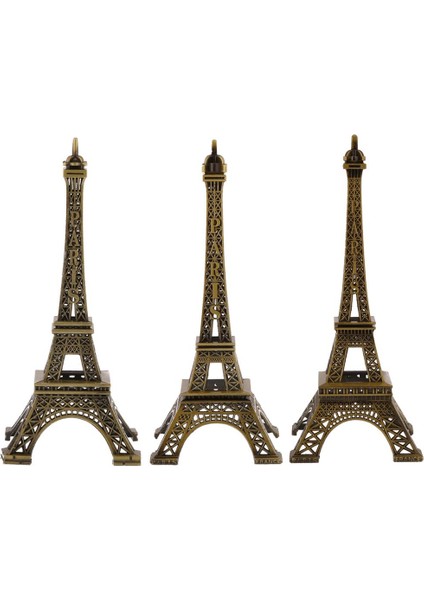F Fityle Retro Alaşım Bronz Ton Paris Eyfel Kulesi Heykelcik Heykeli Model Dekor 15 cm (Yurt Dışından) fırsatları