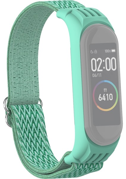 puluz Xiaomi Mi Band Için 6/5/4/3 Dalgalı Doku Kordonlu Saat (Yurt Dışından)