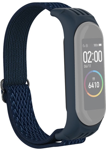 puluz Xiaomi Mi Band Için 6/5/4/3 Dalgalı Doku Kordonlu Saat (Yurt Dışından)