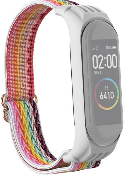 puluz Xiaomi Mi Band Için 6/5/4/3 Dalgalı Doku Kordonlu Saat (Yurt Dışından)