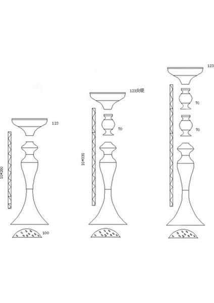 F Fityle Masa Kat Standı Çiçek Vazo Mumluk Tealight Tutucu Düğün Altın-M (Yurt Dışından) indirimleri