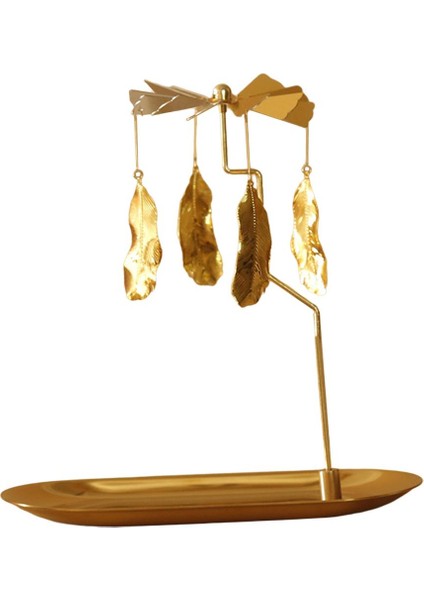 F Fityle Dönen Mum Çay Işık Tutucu Iplik Şamdan Hediye Ev Centerpieces Tüy (Yurt Dışından)