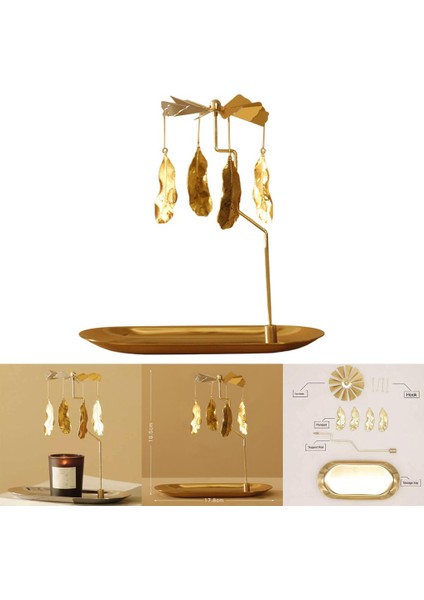 F Fityle Dönen Mum Çay Işık Tutucu Iplik Şamdan Hediye Ev Centerpieces Tüy (Yurt Dışından) fırsatları